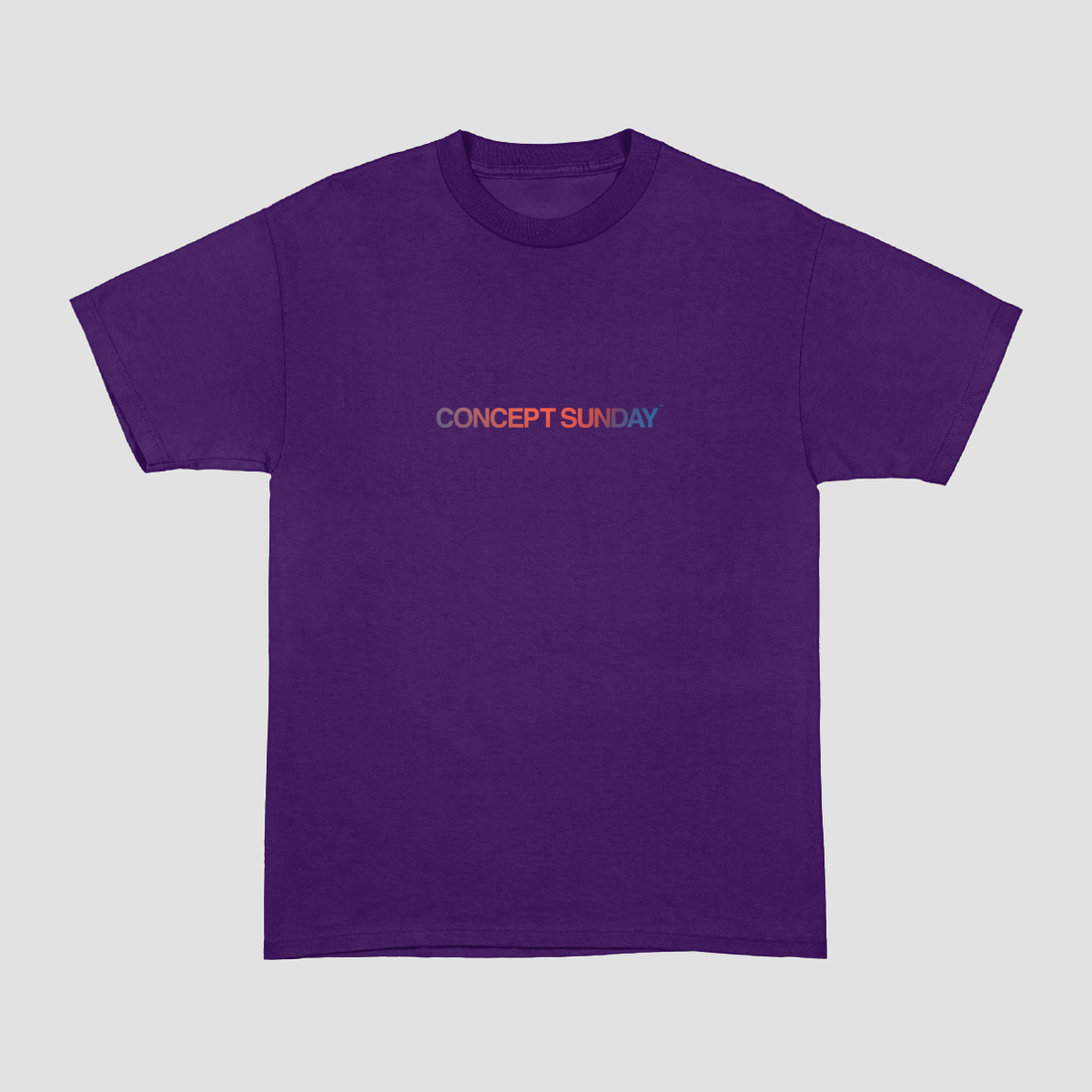 Gradient Memories Tee - Purple