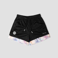 Signature Shorts - Black Paint Splatter