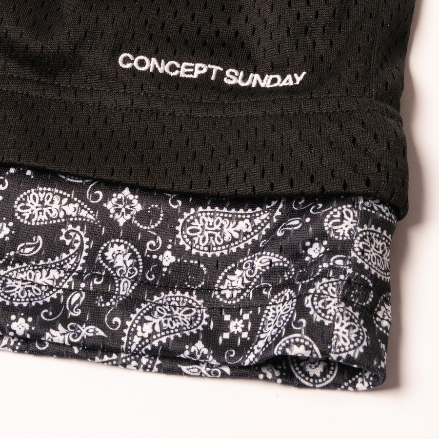 Signature Shorts - Black Paisley